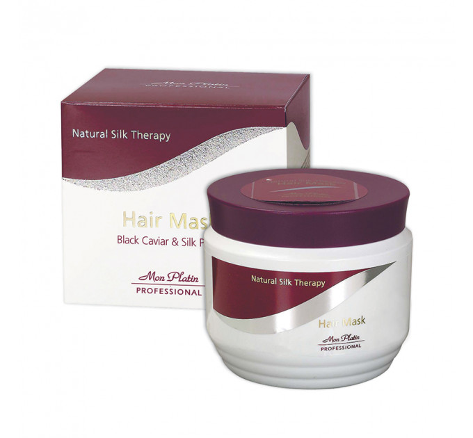 Mon Platin Professional Natural Silk Therapy Hair Mask маска для волос с протеинами икры и шёлка